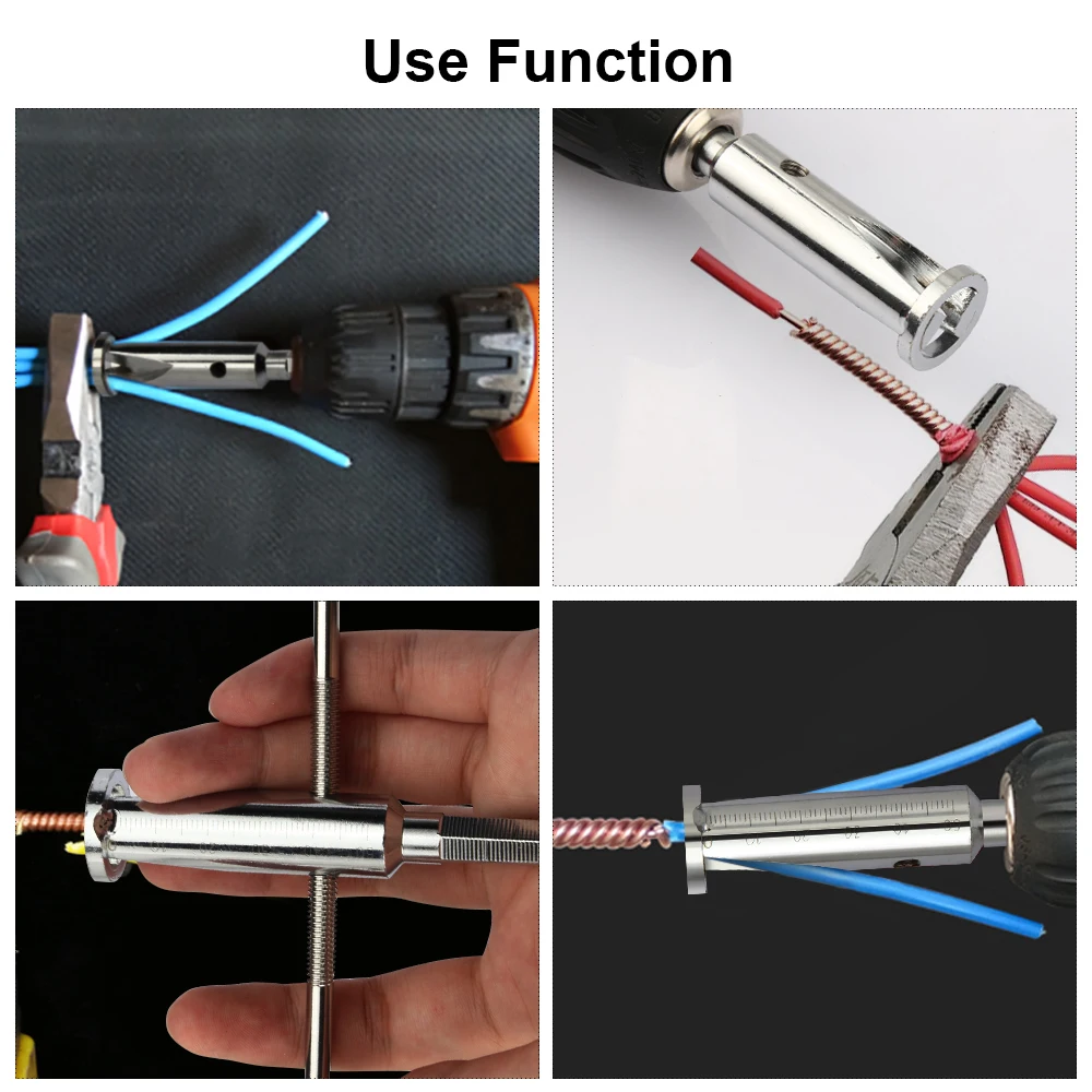 JelBo Электрический спиральный провод инструмент, универсальный Автоматический зачистки двойной разъем машины для 2-5 отверстий кабель