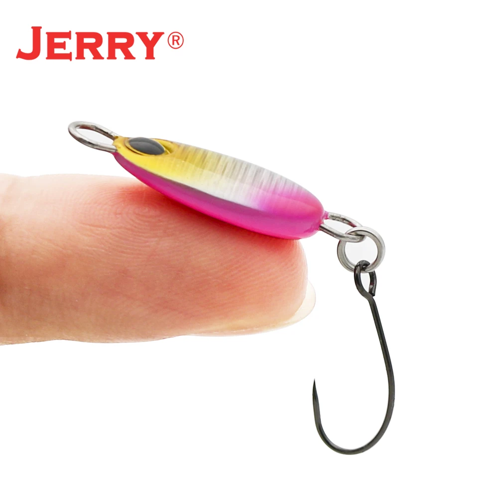 Jerry Hugo Metal Jig Vinration Fishing Lures Micro Trout Pike Bass