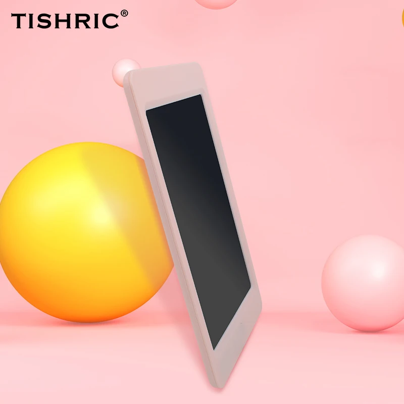 TISHRIC 8,5/10 дюймов бизнес ЖК-планшет Цифровой стираемый планшет для рисования/планшет/доска Электронный графический планшет с ручкой - Цвет: Pink 10inch