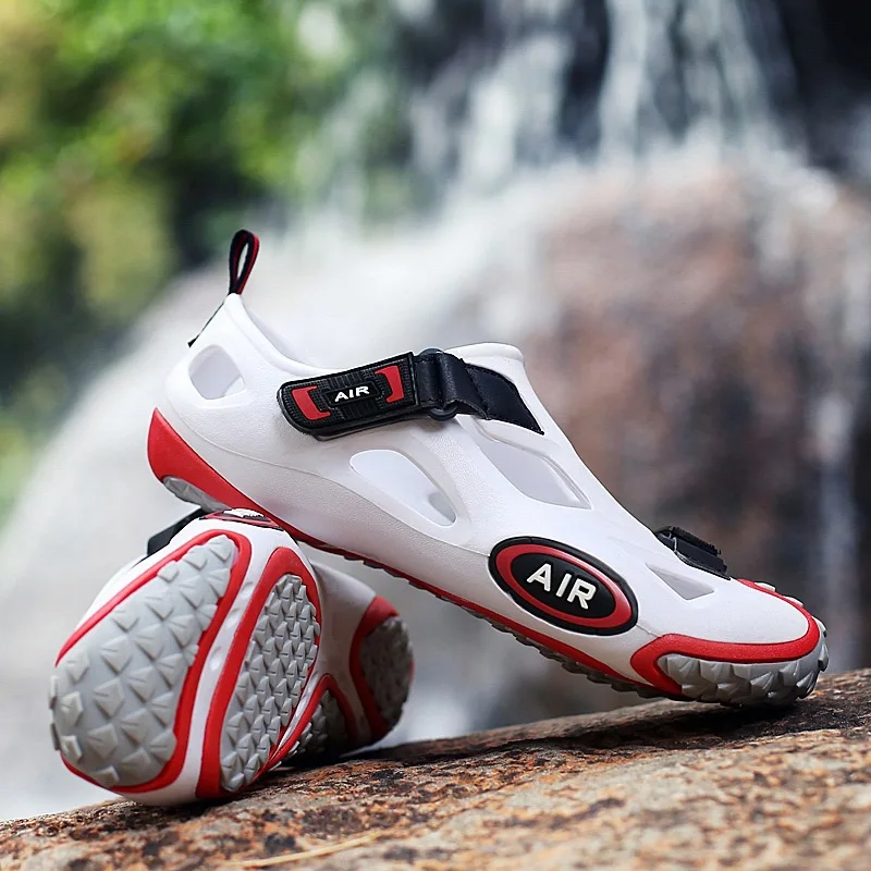 صنادل رجالية صيفية أحذية مائية خارجية ناعمة غير قا...