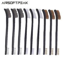 9Pcs Tactical Gun Cleaning Tool Double-head Brush Rifle Pistol Gun Cleaner for Welding Slag and Rust Hunting Gun Cleaning Kit