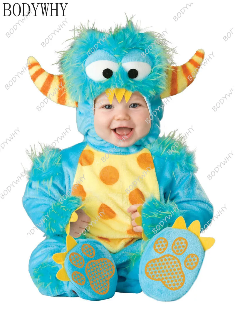 

Christmas Halloween Baby Dress Jumpsuit Plush Hat And Shoes Animal Costume Show Costume For Kids Gift