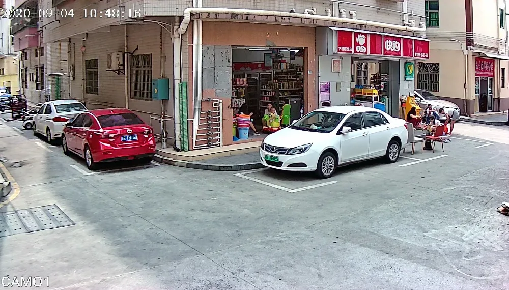 3MP H.265+ 42pcs infrared Led 2.8mm-12mm Lens 4X Zoom Outdoor IP66 Metal ONVIF  Face Detect Audio POE IP Camera night effect picture 02