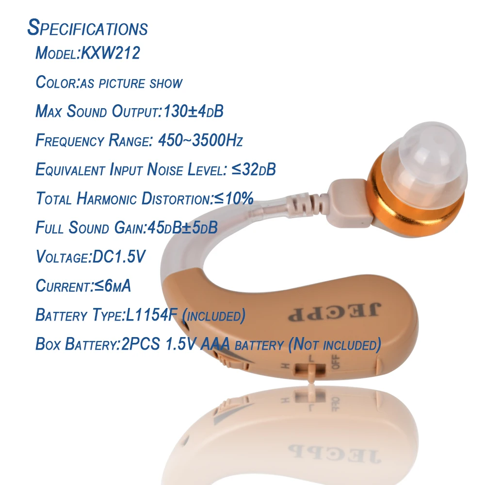 JECPP слуховой аппарат, слуховые аппараты, усилитель звука, устройство для улучшения слуха, слуховой аппарат, коробка для стерилизации