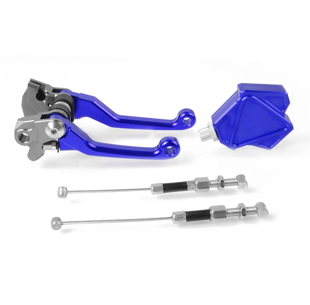 Для Honda CRF1000L Мотоцикл с ЧПУ алюминий 1 комплект тормозной рычаг и рычаги сцепления и легко тянуть рычаг сцепления системы - Цвет: LS-004-EPC-001-BU