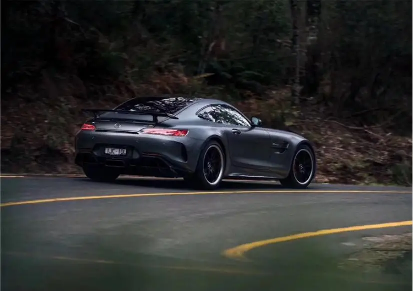 AMG GT Реальные углеродного волокна заднего крыла багажник выступ Спойлеры для Mercedes-Benz AMG GT GTS GTR