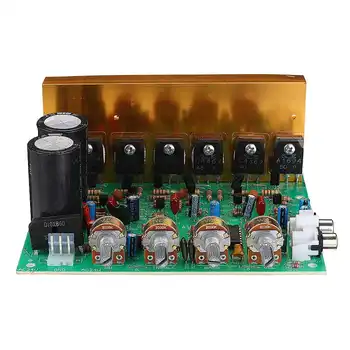 

LEORY DX-2.1 Channel High Power Amplifier Board 100W+100W+120W Subwoofer DIY High Power Amplifier Board AC18~24V