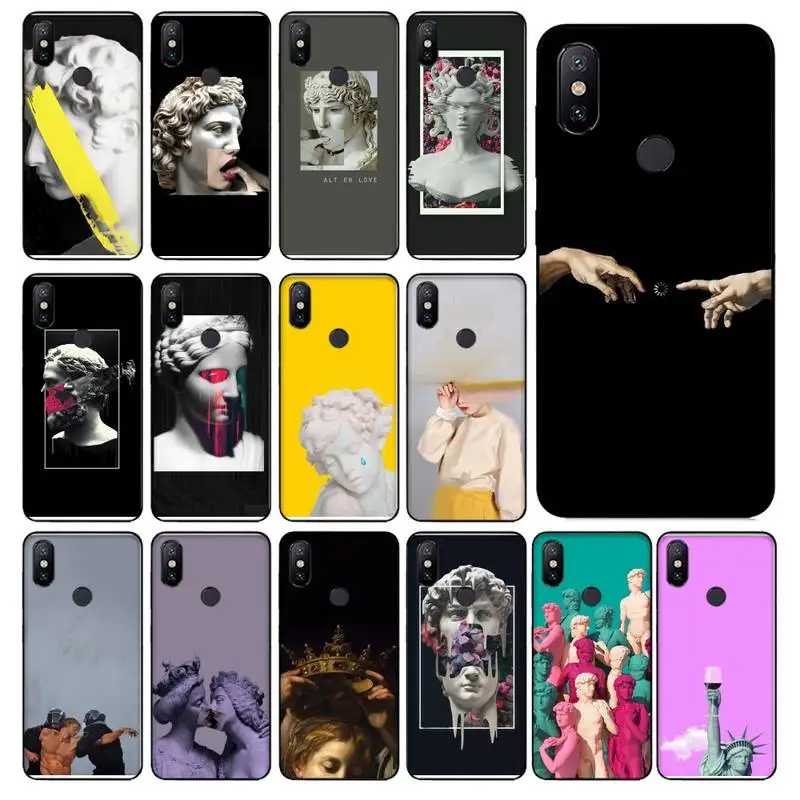Babaite Vintage Plaster Statue David Art Printing Phone Case For Xiaomi mi5 6 5X 6X Mi9 9SE mi8lite Mi10 Mi10Pro Pocophone F1 | Мобильные