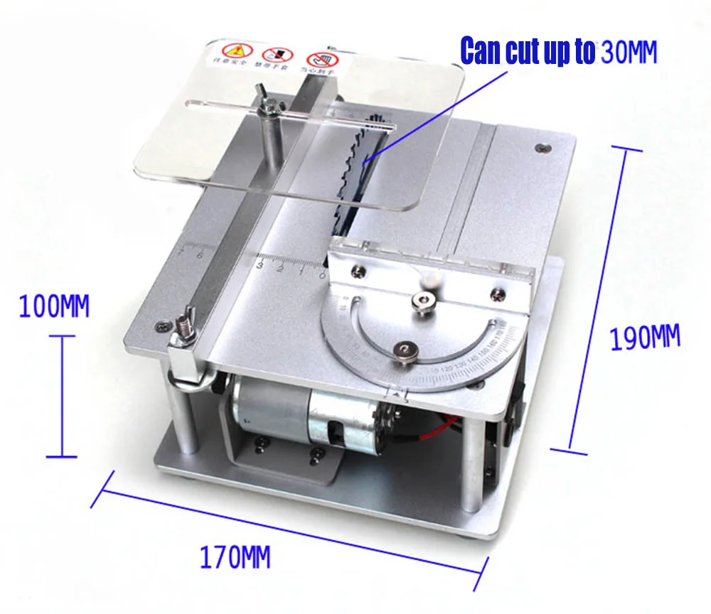 Мини Настольная пила ручной работы деревообрабатывающее шлифование полировка пильный станок DIY Модель оборудование для режущей пилы инструмент металлическая рама