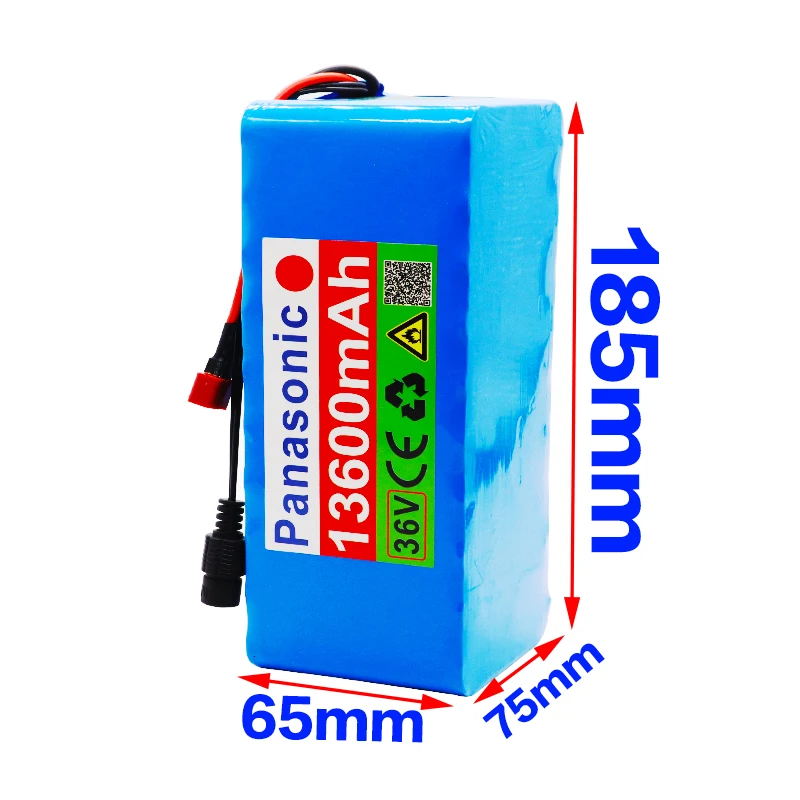 Оригинальный аккумулятор Panasonic 36V 10S4P 13600mAh 18650 500W 42V 13.6Ah для электрического