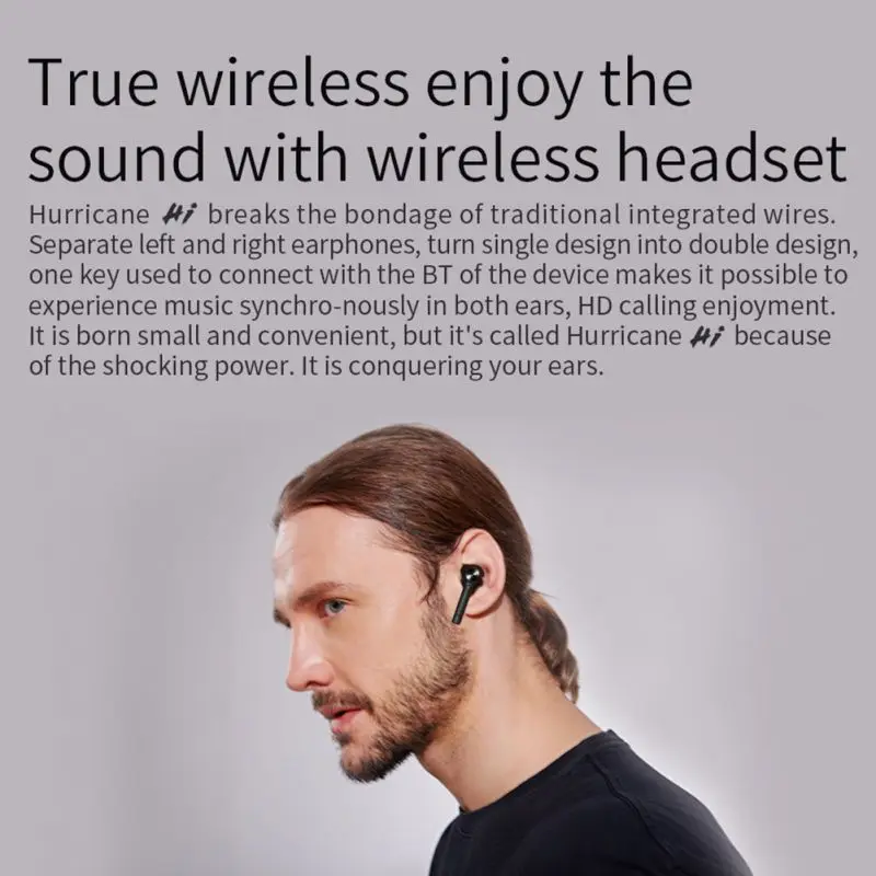 Bluedio Hi беспроводные Bluetooth наушники для мобильного телефона стерео спортивные наушники гарнитура встроенный микрофон с зарядной коробкой