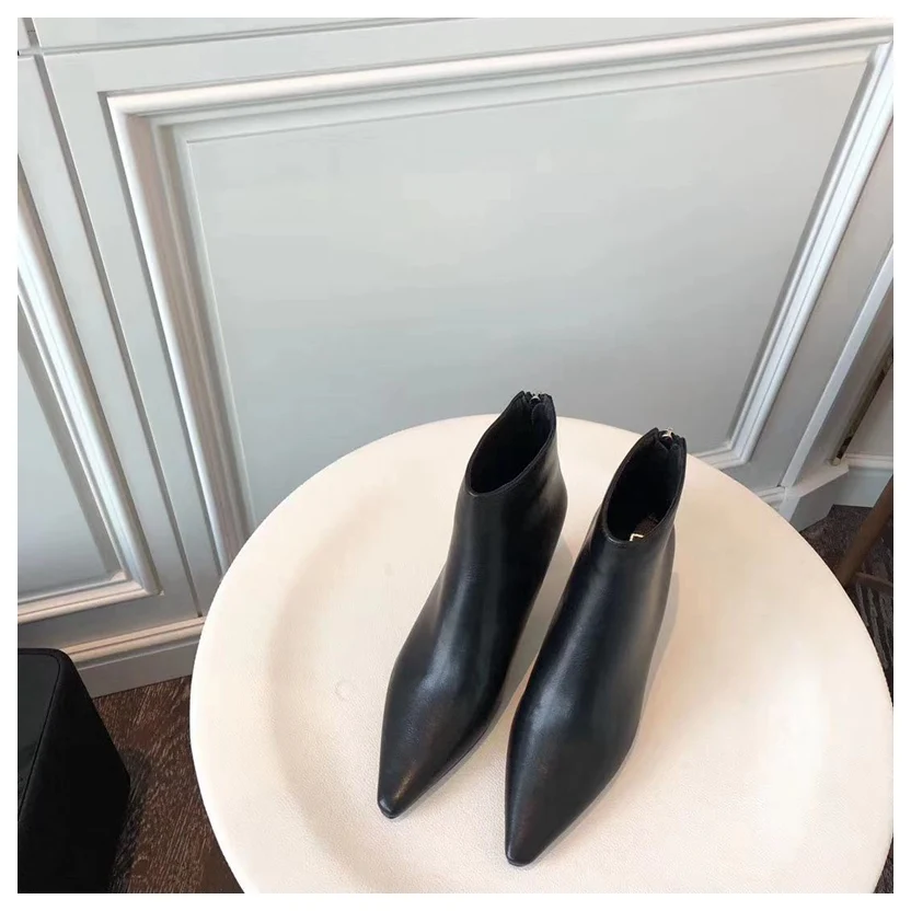 Ботильоны С Острым носком; женская обувь на тонком высоком каблуке; элегантные женские ботинки «Челси»; новые брендовые короткие ботинки на молнии; женские туфли-лодочки; zapatos