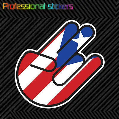 

Puerto Rican Shocker Sticker Die Cut Decal Self Adhesive Vinyl Pr Rico Stickers for Motos, Cars, Laptops, Phone