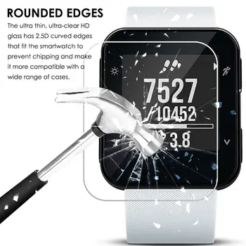 

100PCS Tempered Glass For Garmin Vivoactive HR Screen Protector for Garmin Vivosport Sport Smart Watch Protective Film