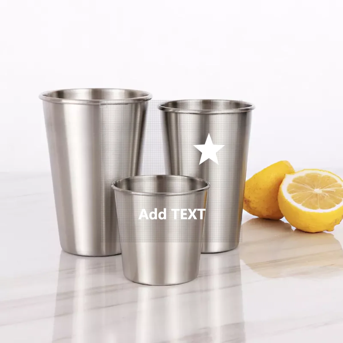 printing on stainless steel cups
