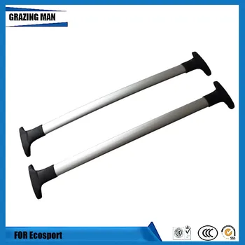 

car accessories aluminium alloy sliver color roof rack cross bar dedicated to Ecosport