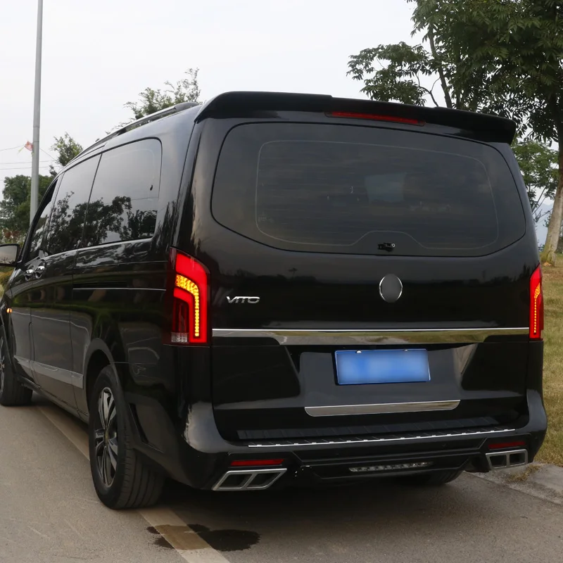 Car LED Taillights Tail Lamps For Mercedes Benz Vito V250 V260 2016 -2020 Reflector Lamp Backup Lamps Brake Light Rear Lights