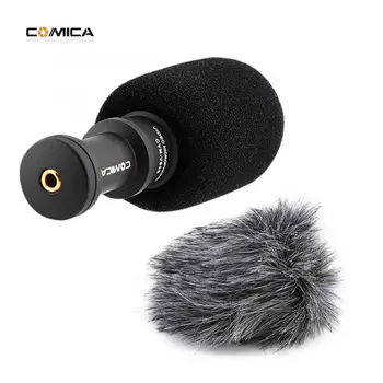 

COMICA Mobile Phone Microphone Smartphone Mic for iPhone Samsung with Wind Muff