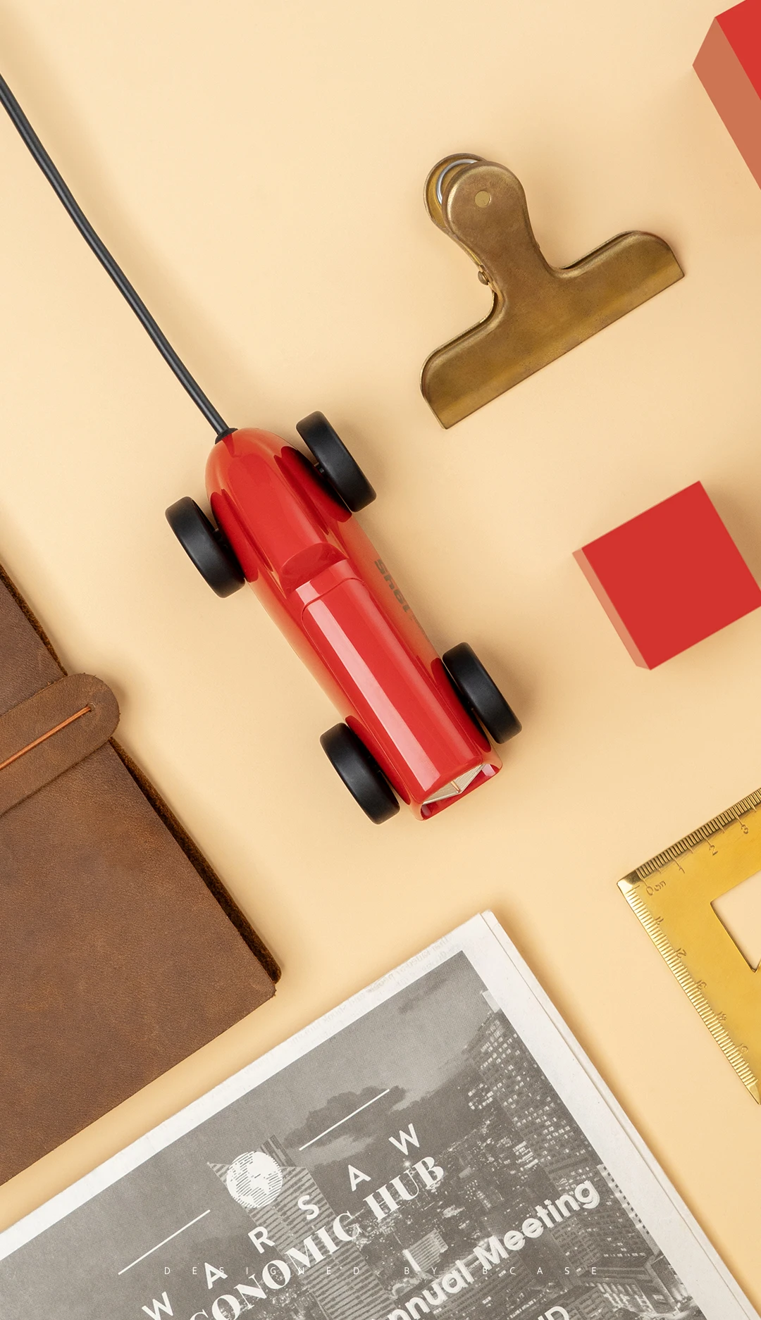 Xiaomi Bcase винтажный Автомобильный дизайн USB 2,0 концентратор разветвитель расширитель адаптер USB для телефона/U диск/беспроводная мышь/usb зарядка