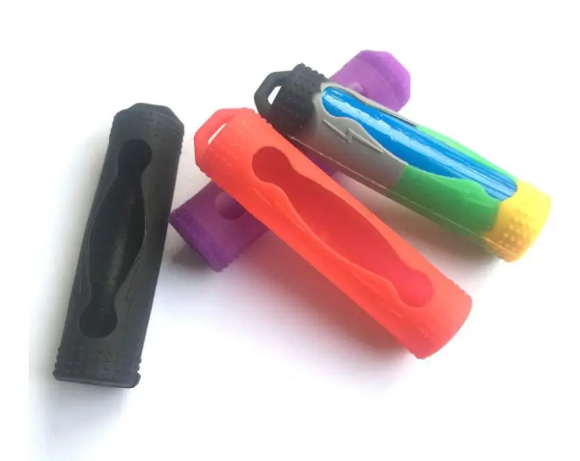 

MasterFire 20pcs/lot 18650 silicone Sleeve Case 18650 Battery Rubber Holder Colorful Silicone 18650 Battery Storage Case