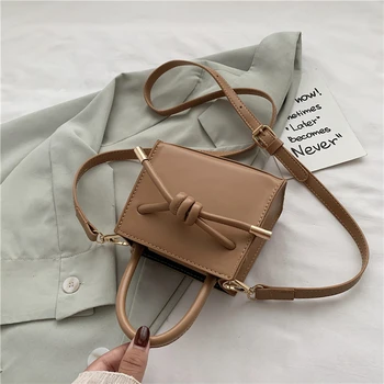 

PU Leather BOW Design Crossbody Bags Women Small Chain Handbag Small Bag Hand Bag Ladies Designer Evening Bags with handle