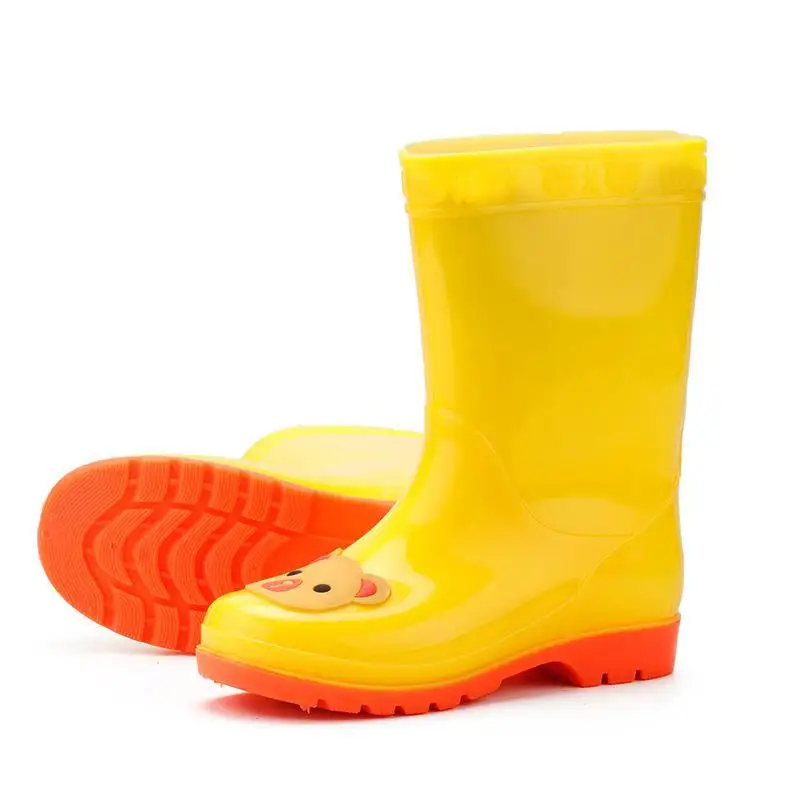 Boys Rain Boots Kids Nonslip Rubber Boots Toddler Girls Waterproof