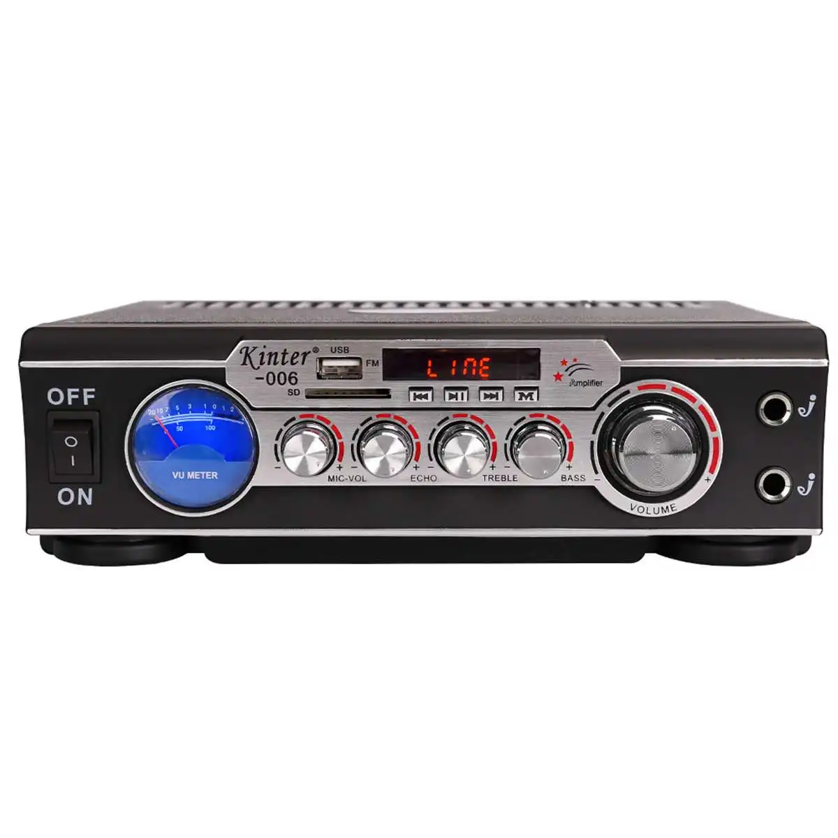 600 Вт 220 В/12 В 2CH цифровой автомобильный усилитель мощности аудио USB SD FM Радио стерео динамик домашний кинотеатр усилители с пультом дистанционного управления