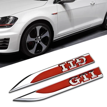 

Metal Car Side Fender Sticker Emblem For VOLKSWAGEN GTI Polo Golf Passat B5 Scirocco Lavida Santana Touran Magotan Auto Styling