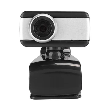 

Built-in Microphone Computer Camera Webcam PC Accessory 480P Black Drive-Free for Video Call USB Camera