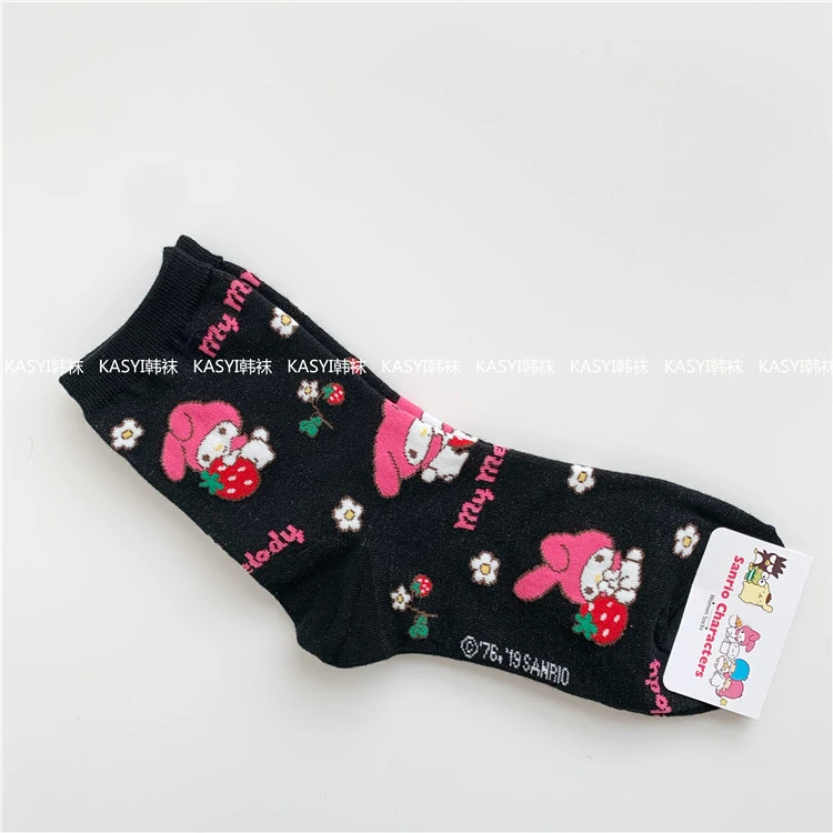 Носки с мультипликационным принтом Pom Purin Gudetama, дорожные носки с лягушкой, Cinnamoroll babyCinnamoroll Bad Марка Badtz Maru, милые забавные женские хлопковые носки - Цвет: 6