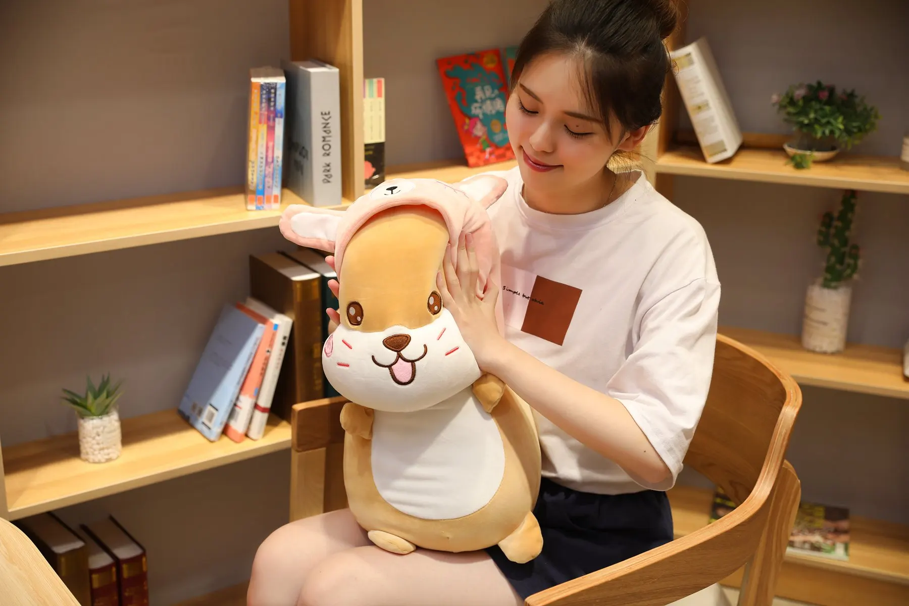 1pc Cute Hamster Mouse Transform Rabbit Elephant Plush Animal Soft Stuffed Hamster Doll High Quality Toy Children's Gifts