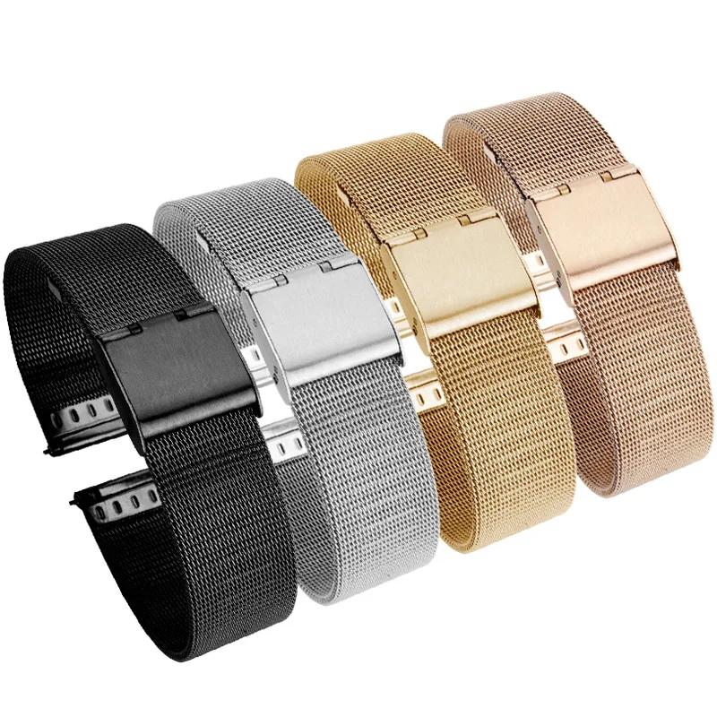 Ремешок для часов YOPO из нержавеющей стали браслет Amazfit GTS/GTR 42 мм 47 мм/Bip 20 22 серебристый черный золотой розовое