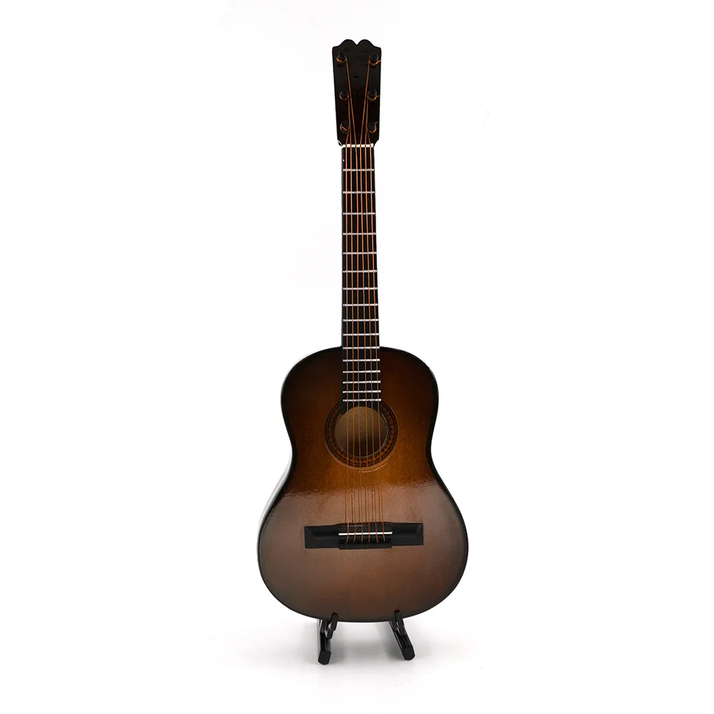 Dollhouse Miniature Guitar Musical Instrument for 1/4 1/6 1/10 1/12 Anime Figure ob11 bjd GSC Doll House Accessories Decoration 2