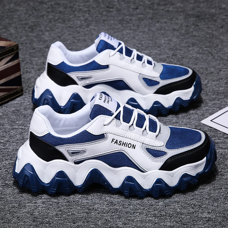 

New Sneakers Women 2020 Breathable Mesh Casual Shoes Female Fashion Sneaker Lace Up High Leisure Women Vulcanize Shoe Platform