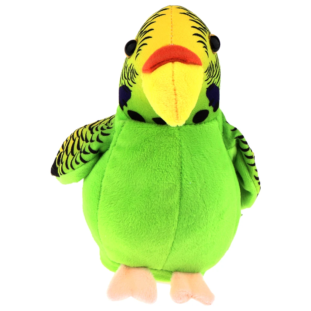 Talking Parrot Toy, Repeat What You Say Parrot Toys, Funny Mimic Electric Animal Plush Toy