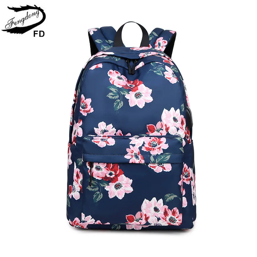 flower book bags