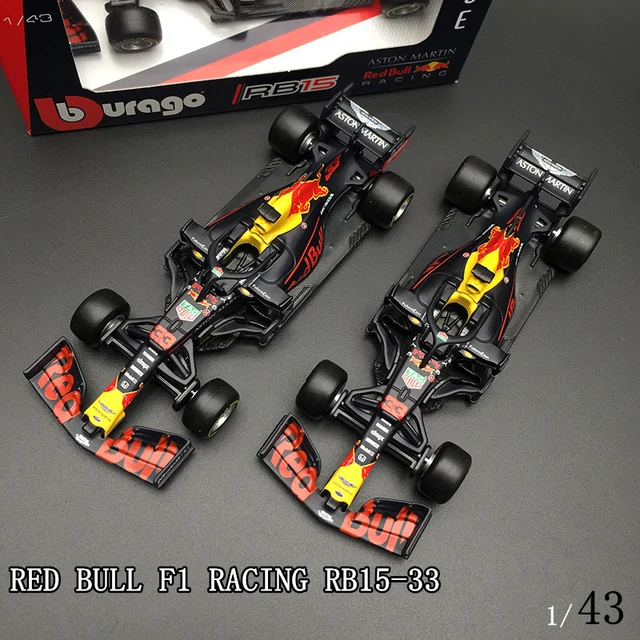 Burago 1:43 Red Bull Racing RB15 33# RB13 RB14 model die-casting model car simulation car decoration collection gift toy 1