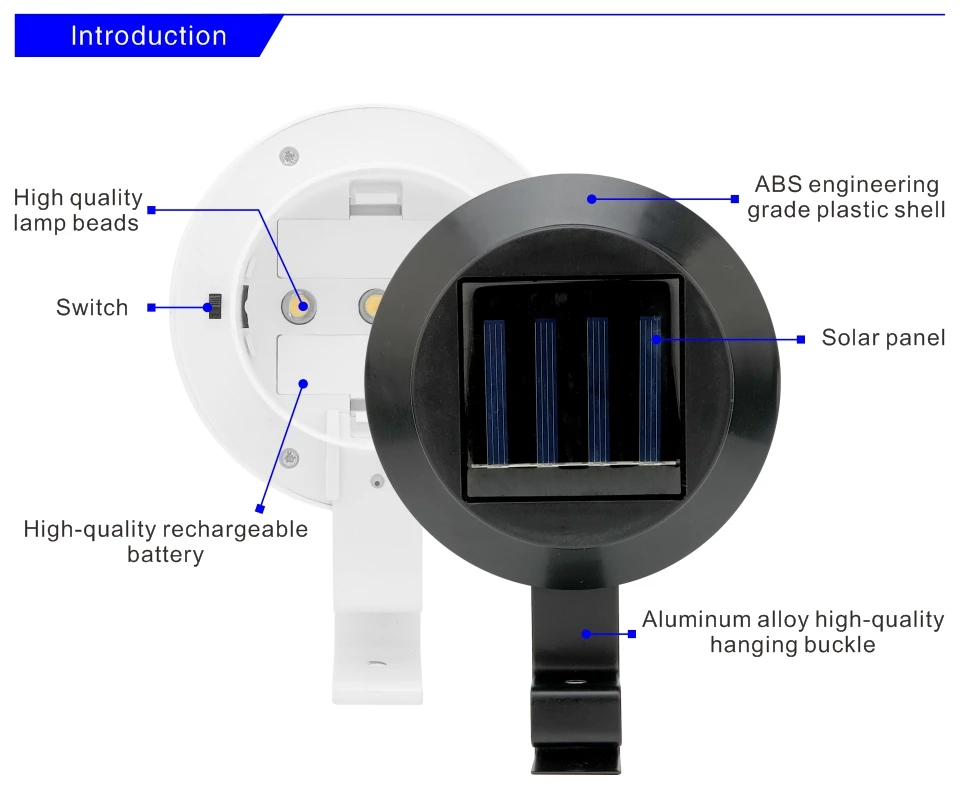 solar wall lights outdoor 1/2/4pcs LED Solar Light Outdoor IP44 Waterproof 3LEDs Solar Wall Lamp for Garden Decoration Garage Patio Solar Garden Light solar pathway lights