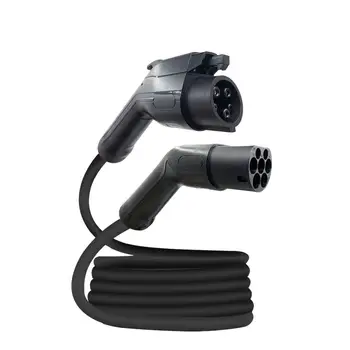 

EV Charging Cable 32A 7kW J1772 Type1 to Type 2 Mennekes Connector 5m for Electric Car Battery Charger Station