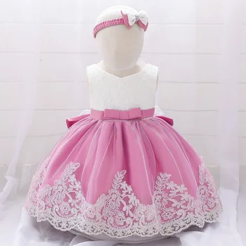 

Baby Gown Baby Girl Dresses party and wedding Toddler baby birthday dress Infant Princess Party For Girls baby girl red dress