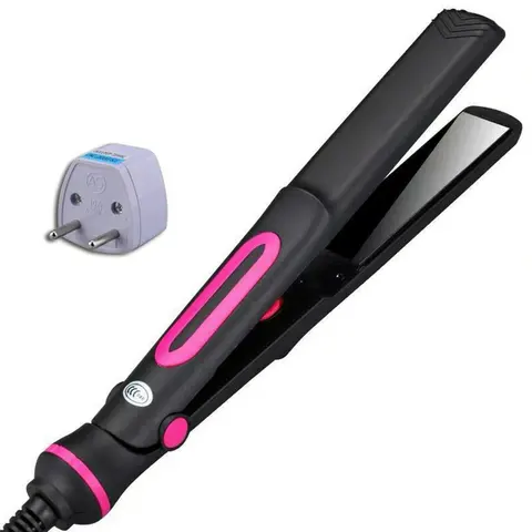 Straightener European Standard Adapter Splint Hair Straightener Dual-purpose Curling Iron Hairdressing Tools Practical