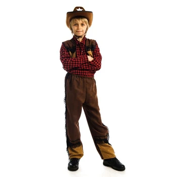 

Carnival costume "Cowboy", hat, shirt, vest, trousers, p. 30, height 122 cm