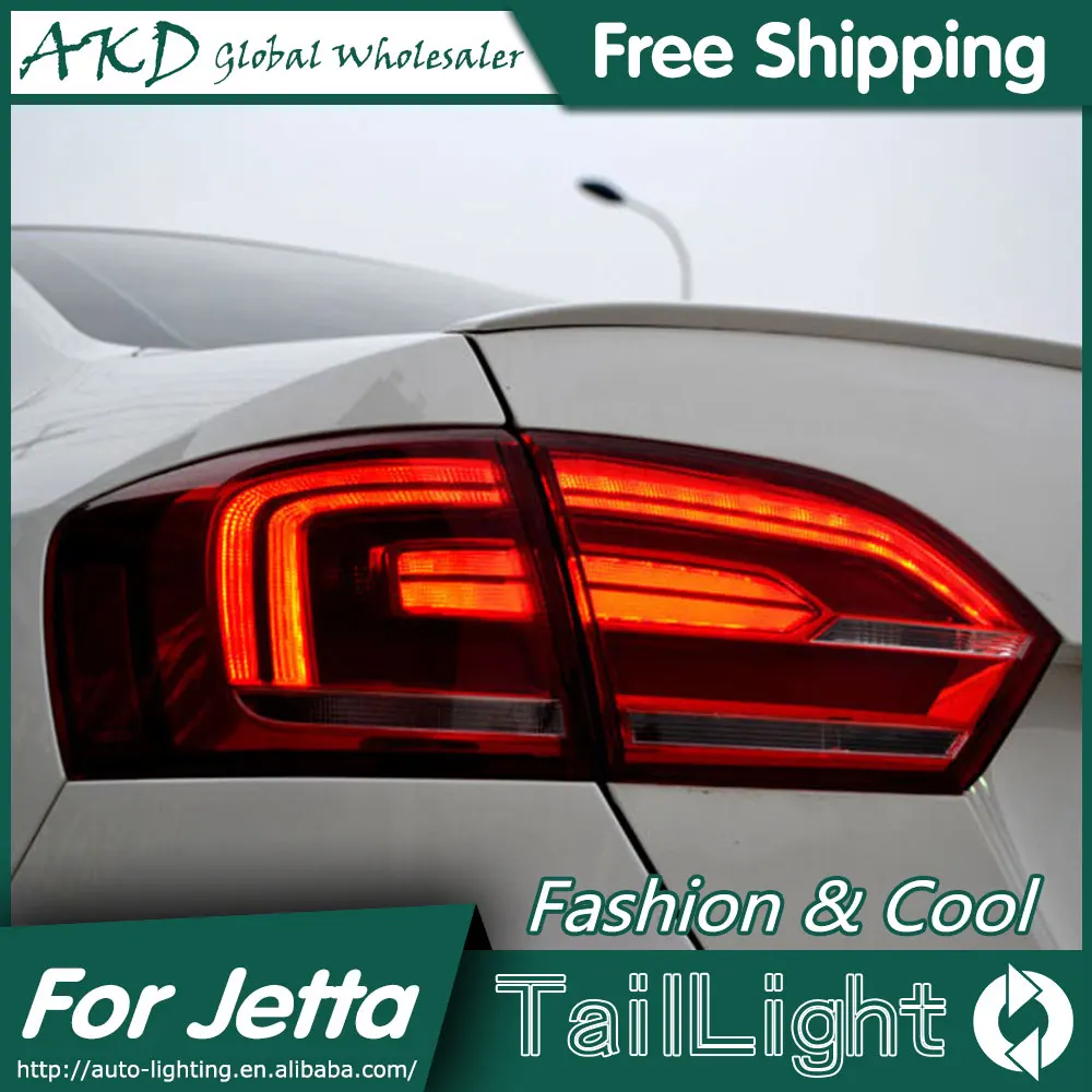 АКД стайлинга автомобилей для VW Jetta MK6 хвост светильник s Северная Америка дизайн