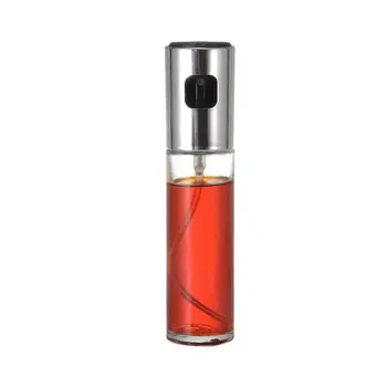 

2020 New Kitchen Oil Sprayer Dispenser for BBQ Cooking Vinegar Glass Bottle