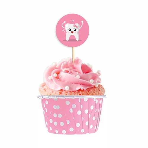 ピンク歯科小麦マフィンカップケーキミニケーキ型カプセル飾りカプセルセット40ピース Baking Inserts Aliexpress