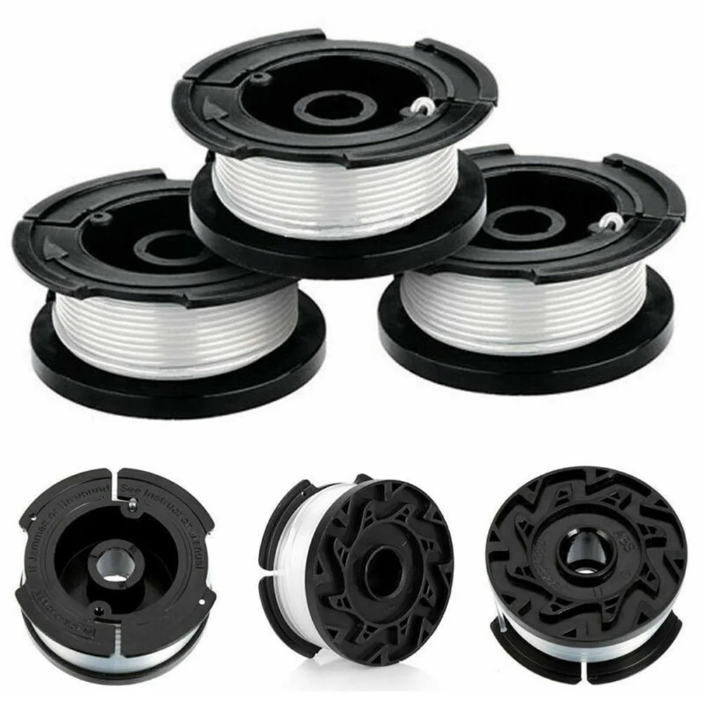 4pc Spool Scap Cover Coils With Coil Lid For Black Decker Lawn Mower Thread  Coil Set Grass String Trimmer Spool Cap Cover - AliExpress