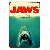 Movie Posters Film Plaque Vintage Metal Tin Signs Cafe Bar Cinema Decor E.T. JAWS Jurassic Park Retro Painting Wall Sticker N311 ► Photo 3/6
