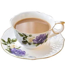 Винтажный Набор чашек с блюдцем ручной работы чайная чашка из фарфора королевская чашка кофе чай высокое качество Kubki Do Kawy I Herbaty ceramic Becher E5