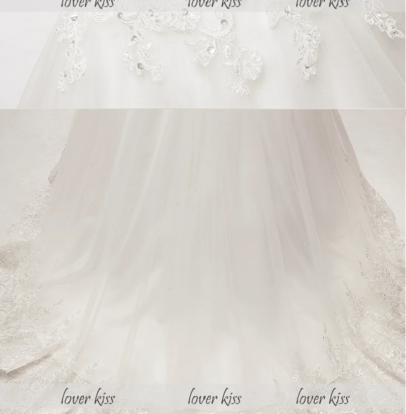 Lover Kiss Vestido De Noiva скромное кружевное свадебное платье с аппликацией, корсет с кристаллами и кисточками, летние свадебные платья, Халат