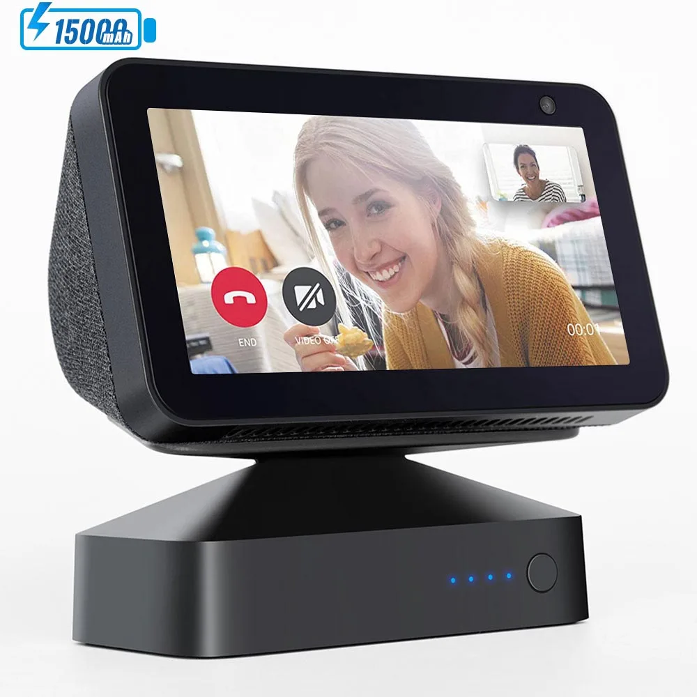 GGMM ES8 15000mAh Battery Base For Amazon Echo Show 8 Portable Rechargable Dock Station Mount Holder Display | Электроника
